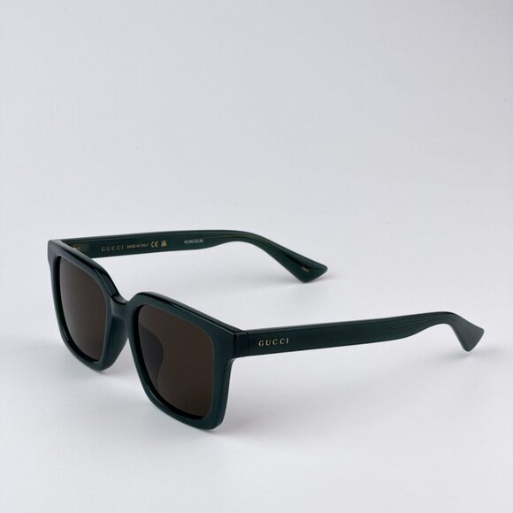 Gucci GG1582SK 003 BRAND NEW Sunglasses Opal Blue Grey Brown Unisex Square main image 8